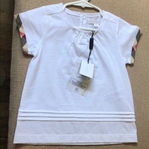 BURBERRY Children’s Gisselle Check Detail Shirt